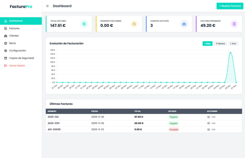Programa de Facturación